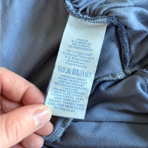 Boden Polka Dot V-Neck Wrap Dress in Blue - Picture 7 of 7